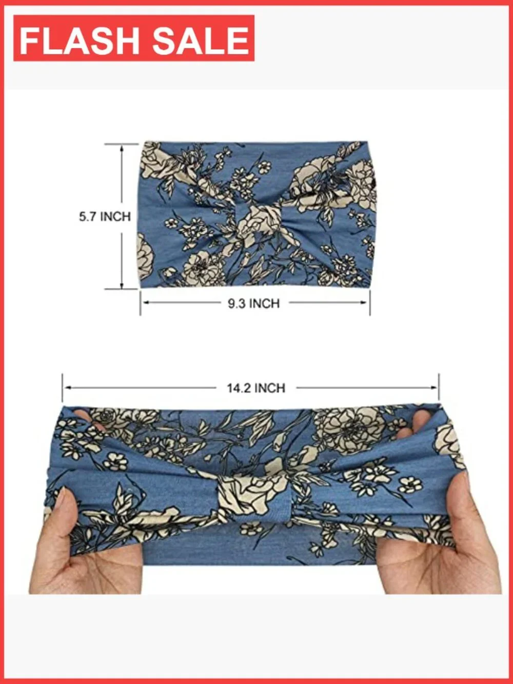 Wide Knotted Headband Yoga Workout Hair Accessories 4 Pack Boho
